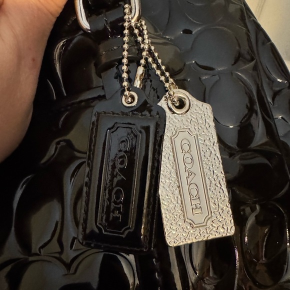 Coach Peyton OP Art Double Zip Satchel - Picture 11 of 11